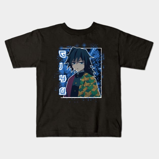 Giyu Tomioka - Demon Slayer Kids T-Shirt by Demonstore